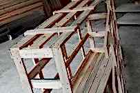 Ahşap Çam Kafes Cam Sandıkları